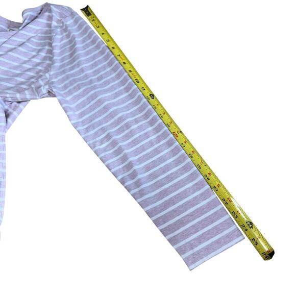 Fat Face Women's Top Breton Stripes Lilac L/S 14 Stretch Fishermancore Coastal - Picture 9 of 10